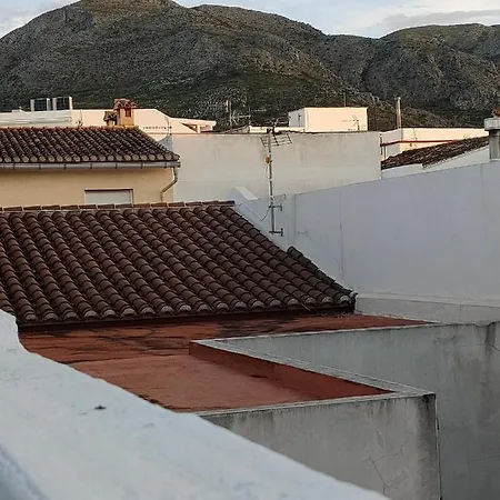 Casa Mayago, Terraza Y Solarium Pego Esterno foto